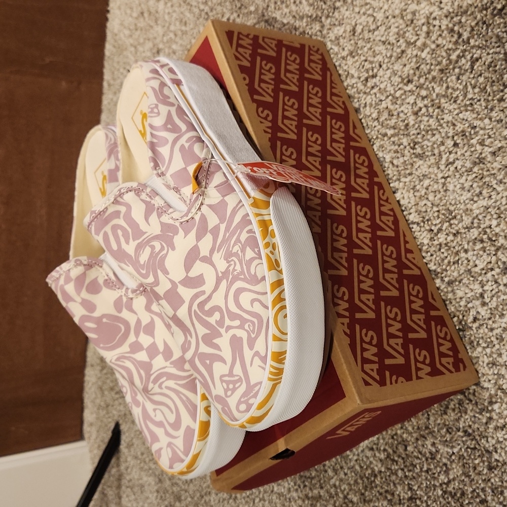 Vans Wavy Daze Stacked Slip-On Mule Sneaker  Size 10